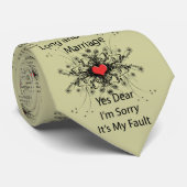 7 woorden voor een langdurig huwelijk stropdas (Opgerold)