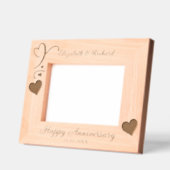 7 "x5" Foto Happy Jubileum Namen Date Hearts Gegraveerde Lijstjes (Links)