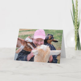 7 x5-inch gevouwen kaart || à la Goate