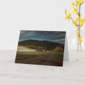 7 x5-inch gevouwen kaart | | Barn bij nacht (Gele Bloem)