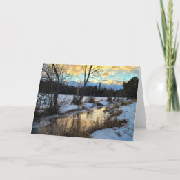 7 x5-inch gevouwen kaart | | Creek Reflection 17 s