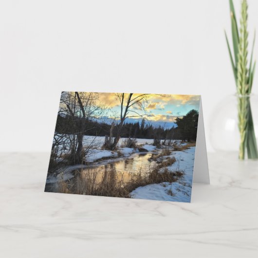 7 x5-inch gevouwen kaart | | Creek Reflection 17 s (Voorkant)