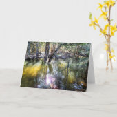 7 x5-inch gevouwen kaart || Een loopbaan van Sage  (Gele Bloem)