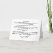 7 x5-inch gevouwen kaart | | Winterbos (Achterkant)