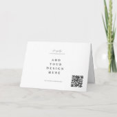 7"x5" Vouw Dank U Kaart Afdrukken (Achterkant)