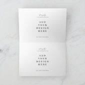 7"x5" Vouw Dank U Kaart Afdrukken (Binnen)