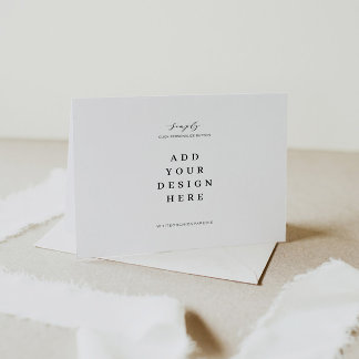 7"x5" Vouw kaart bedanken printen