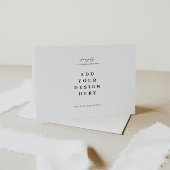 7"x5" Vouwde kaart bedanken afdrukken