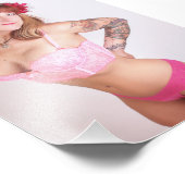 7 x 5 inch Chrissy Kittens The Smirk Foto Afdruk (Hoek)