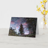 7 x 5 inch gevouwen kaart|| Sunset Puddle Kaart (Gele Bloem)