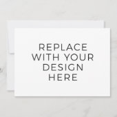 7 x 5-inch Kaart met ontwerp achter (Voorkant)