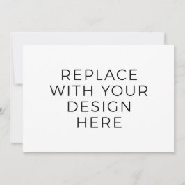 7 x 5-inch Kaart zonder rugontwerp