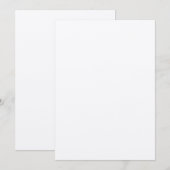 7" x 5" Kraft Paper Wedding Invitation Kaart (Voorkant / Achterkant)
