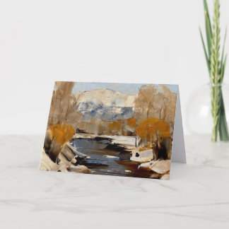 7 x 5" Notecard, The Yampa River, Steamboat Spring Notitiekaartje