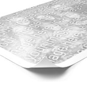 7 x 5 White Lijst Foto Afdruk (Hoek)