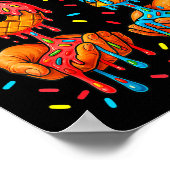 7 Year Old Birthday I Was 6 Now I'm 7 67 Meme Funn Poster (Hoek)