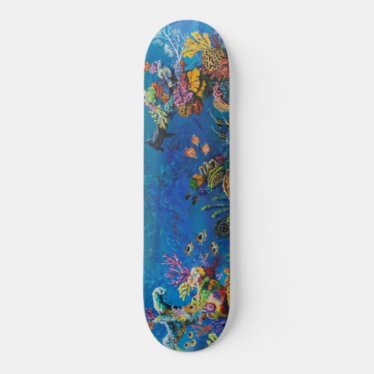 7 Zee koraalrif skateboard (Voorkant)