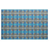7 Zeeen koraalriffen Stof (Yard (91,4 cm))