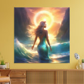 #7  Zeemeerminnenleven Canvas Afdruk (Insitu (Woonkamer))