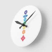 7 Zeven Chakra Energie Ronde Klok (Hoek)