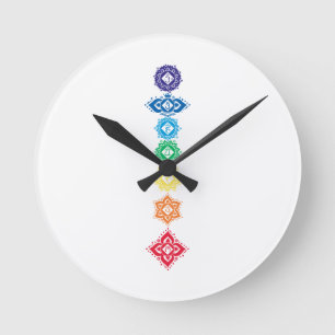 7 Zeven Chakra Energie Ronde Klok