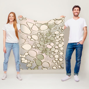 7Abstract digitaal werk 5 Fleece Deken