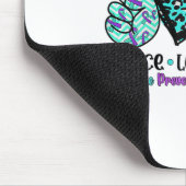 7al6 Suicide Prevention Warrior Messy Bun Peace Ho Muismat (Hoek)