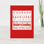 7Cadeaus voor uw Bevestiging Kaart (Voorkant)