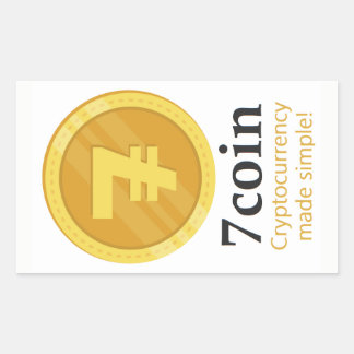 7coin Stickers (rechthoekig)