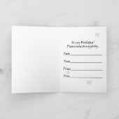 7de de partijUitnodiging van de Verjaardag (Binnen)