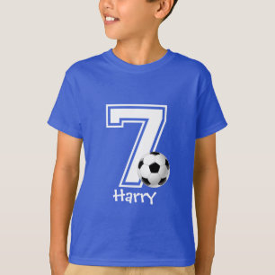 7de voetbal personaliseren-2 van het Feestvarken T-shirt