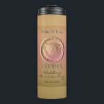 7e, 22e Koper Jubileum Thermische Tumbler Thermosbeker<br><div class="desc">De 7e en 22e trouwdag getekend door het metaal van koper van de Godin Venus,  verdient een hartmedaillon op een mooie wijnkist. Ik ben ook beschikbaar voor aangepaste illustraties speciaal en uniek gemaakt voor u,  bericht me gewoon en ik krijg gelijk terug!</div>