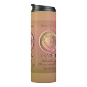 7e, 22e Koper Jubileum Thermische Tumbler Thermosbeker (Geroteerd rechts)