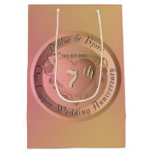 7e/22e koper-medaillon-JubileumWedding Medium Cadeauzakje (Achterkant)