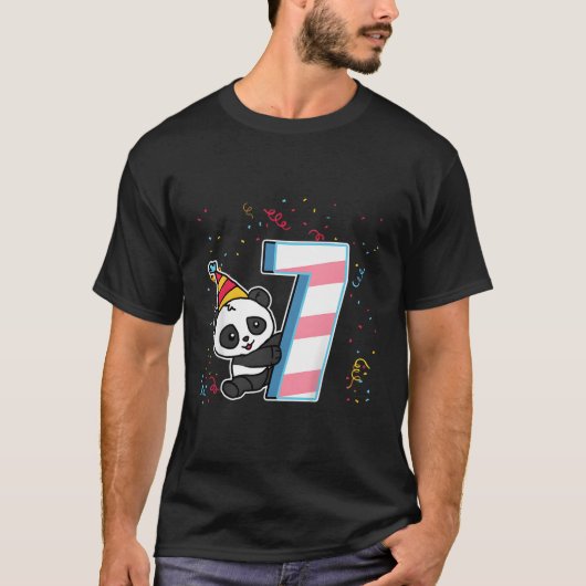 7e 7 Panda T-shirt (Voorkant)