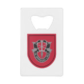 7e bijzondere groep van strijdkrachten (7e SFG) Creditkaart Flessenopener (Voorkant)