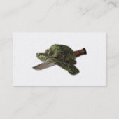 7e bijzondere troepenmacht groene berten sf sof sf visitekaartje (Achterkant)