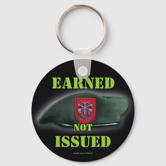 7e bijzondere troepenmacht - groene bessen - Sleut Sleutelhanger (Voorkant)