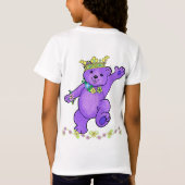 7e Birthday Beer Princess, Custom Name T-shirt (Achterkant)