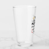 7e bruiloft Jubileum I - Copper Funny Paar Glas (Rechts)