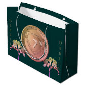 7e bruiloft Jubileum Koper Fresia Groot Cadeauzakje (Achterkant Gekanteld)