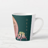 7e bruiloft Jubileum Koper Fresia Latte Mok (Rechts)