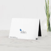 7e bruiloft Jubileum zwart hart Kaart (Achterkant)