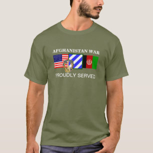 7E CAVALRY 3RD INFANTRY AFGHANISTAN WAR T-SHIRT