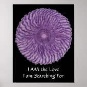 7e Chakra Art #2 - Divine Connection Poster (Voorkant)