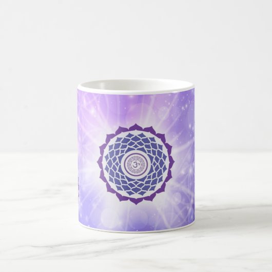 7e Chakra - Crown Chakra Koffiemok (Center)