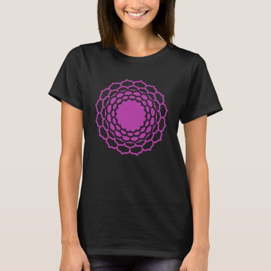 7e Chakra Sahaswara Kroonbron van Verlichting T-shirt (Voorkant)