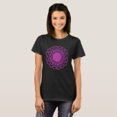 7e Chakra Sahaswara Kroonbron van Verlichting T-shirt (Voorkant volledig)