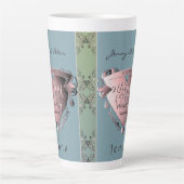 7e Copper Heart Emblem Latte Mok (Voorkant)