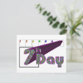 7e dag briefkaart (Staand voorkant)